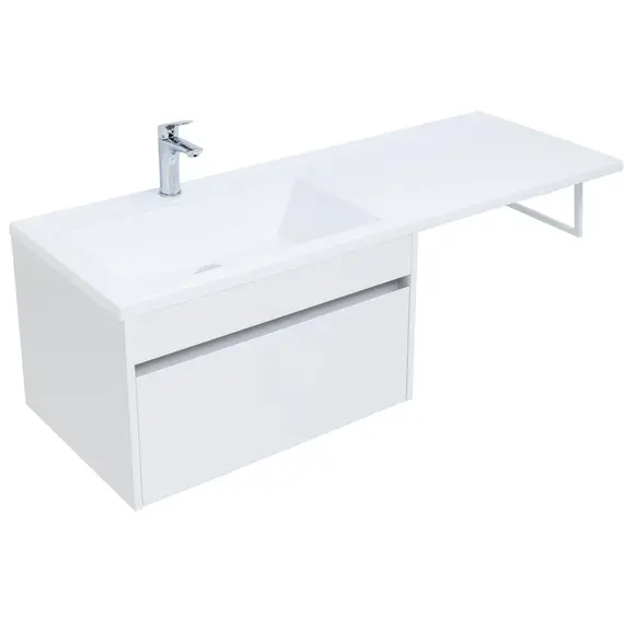 ТУМБА ПОД РАКОВИНУ AQUANET ТОКИО 68 БЕЛЫЙ (ПОДВЕСНАЯ, 1 ЯЩИК)