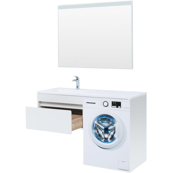 ТУМБА ПОД РАКОВИНУ AQUANET ТОКИО 68 БЕЛЫЙ (ПОДВЕСНАЯ, 1 ЯЩИК)