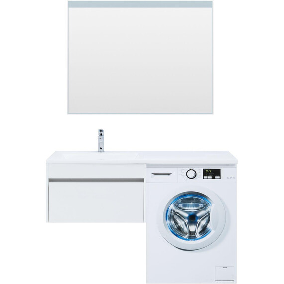 ТУМБА ПОД РАКОВИНУ AQUANET ТОКИО 68 БЕЛЫЙ (ПОДВЕСНАЯ, 1 ЯЩИК)