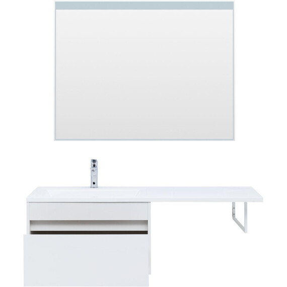 ТУМБА ПОД РАКОВИНУ AQUANET ТОКИО 68 БЕЛЫЙ (ПОДВЕСНАЯ, 1 ЯЩИК)