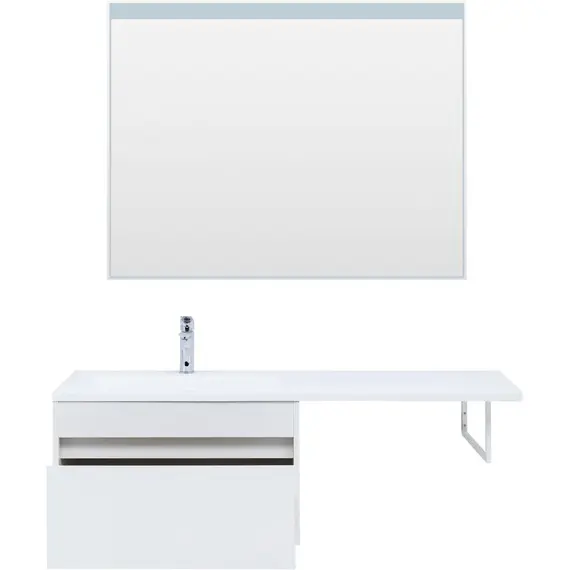 ТУМБА ПОД РАКОВИНУ AQUANET ТОКИО 68 БЕЛЫЙ (ПОДВЕСНАЯ, 1 ЯЩИК)