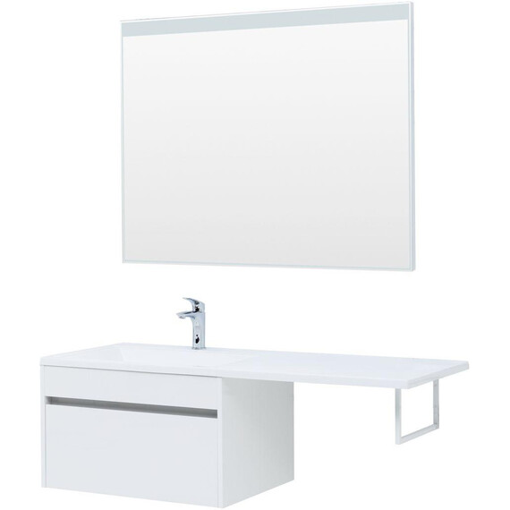 ТУМБА ПОД РАКОВИНУ AQUANET ТОКИО 68 БЕЛЫЙ (ПОДВЕСНАЯ, 1 ЯЩИК)