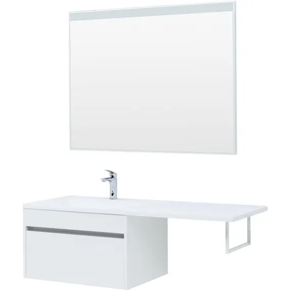 ТУМБА ПОД РАКОВИНУ AQUANET ТОКИО 68 БЕЛЫЙ (ПОДВЕСНАЯ, 1 ЯЩИК)