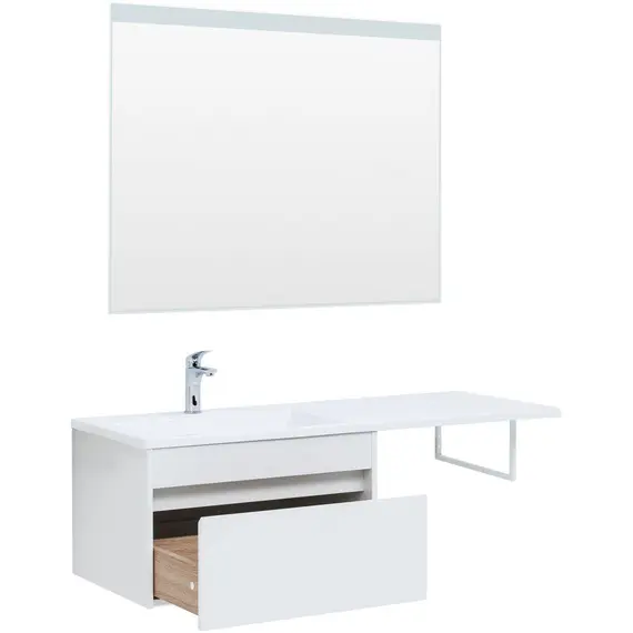 ТУМБА ПОД РАКОВИНУ AQUANET ТОКИО 68 БЕЛЫЙ (ПОДВЕСНАЯ, 1 ЯЩИК)