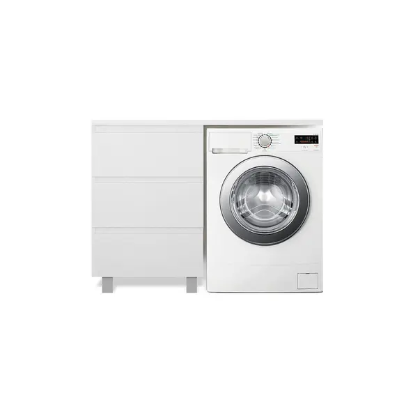 КОМПЛЕКТ МЕБЕЛИ DALLAS LUXE 1050Х482 ПРАВОСТОРОННИЙ НАПОЛЬНЫЙ 3 ЯЩИКА  (ШХГХВ)  408Х476Х860