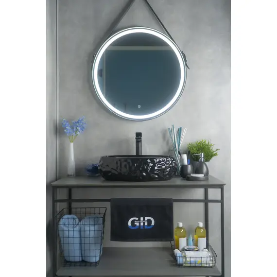 ЧЕРНАЯ ГЛЯНЦЕВАЯ КЕРАМИЧЕСКАЯ РАКОВИНА GID 9030BF