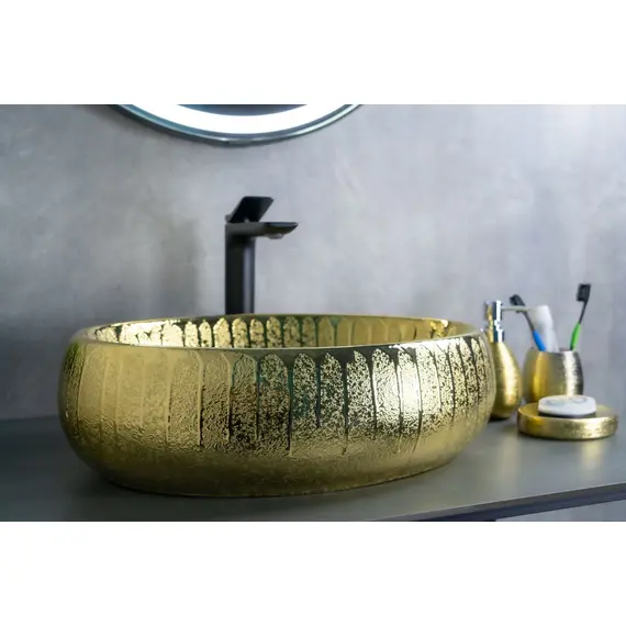 ЗОЛОТАЯ КЕРАМИЧЕСКАЯ РАКОВИНА GID 9030G