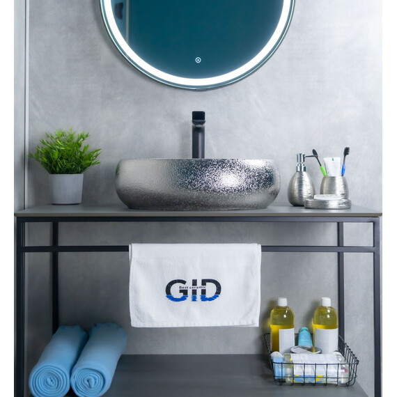 СЕРЕБРЕННАЯ КЕРАМИЧЕСКАЯ РАКОВИНА GID 9030S