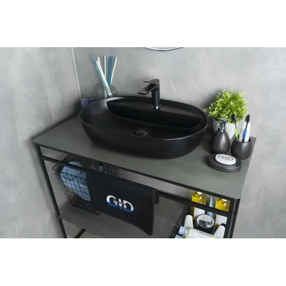 ЧЕРНАЯ МАТОВАЯ КЕРАМИЧЕСКАЯ РАКОВИНА GID BM1346