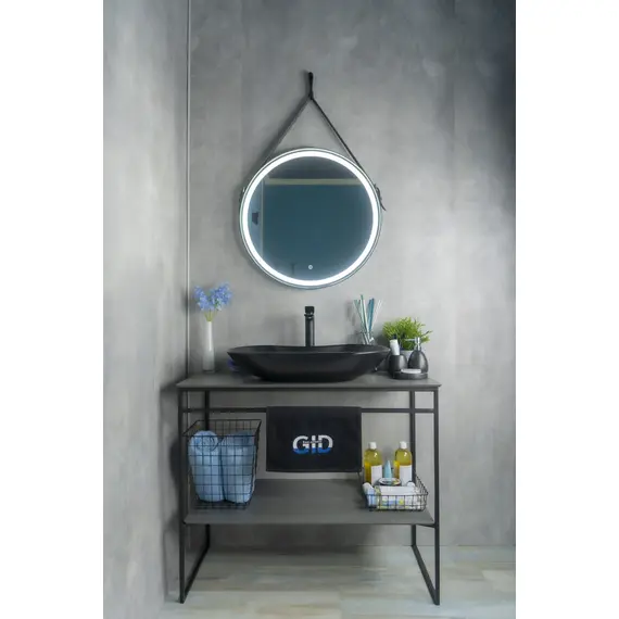 ЧЕРНАЯ МАТОВАЯ КЕРАМИЧЕСКАЯ РАКОВИНА GID BM9175