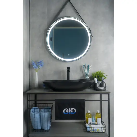 ЧЕРНАЯ МАТОВАЯ КЕРАМИЧЕСКАЯ РАКОВИНА GID BM9175