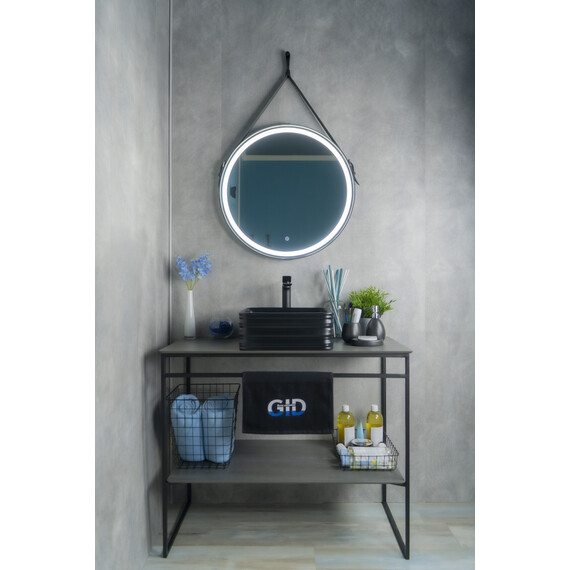 ЧЕРНАЯ МАТОВАЯ КЕРАМИЧЕСКАЯ РАКОВИНА GID BM965