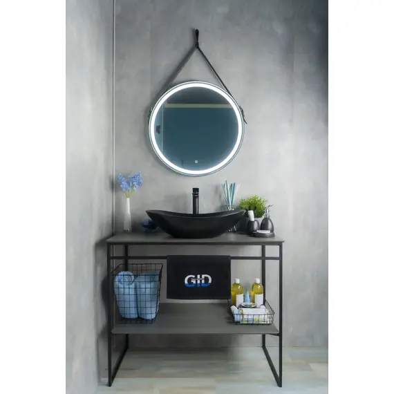 ЧЕРНАЯ МАТОВАЯ КЕРАМИЧЕСКАЯ РАКОВИНА GID BM9811