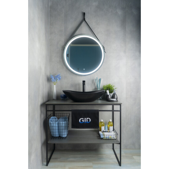 ЧЕРНАЯ МАТОВАЯ КЕРАМИЧЕСКАЯ РАКОВИНА GID BM9811