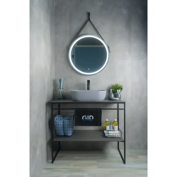 СЕРАЯ МАТОВАЯ КЕРАМИЧЕСКАЯ РАКОВИНА GID GM1302