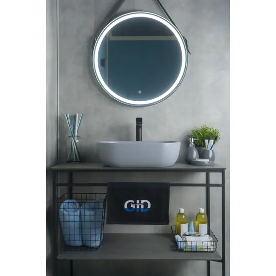 СЕРАЯ МАТОВАЯ КЕРАМИЧЕСКАЯ РАКОВИНА GID GM1302