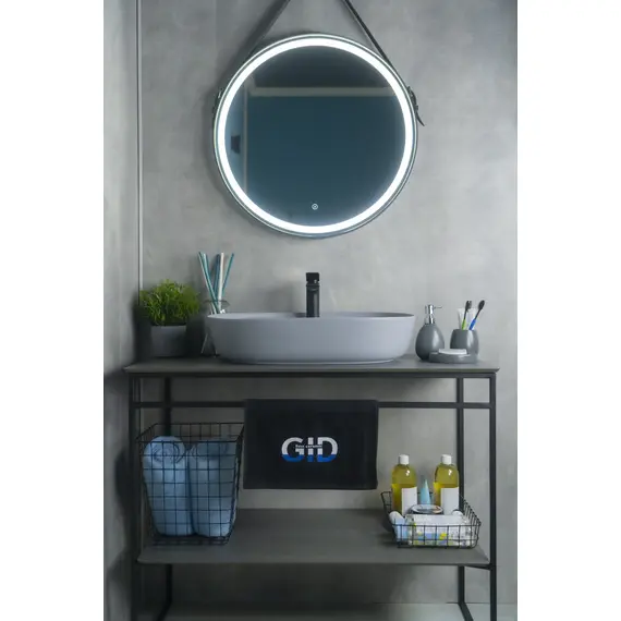 СЕРАЯ МАТОВАЯ КЕРАМИЧЕСКАЯ РАКОВИНА GID GM1346