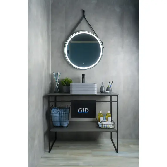 СЕРАЯ МАТОВАЯ КЕРАМИЧЕСКАЯ РАКОВИНА GID GM965