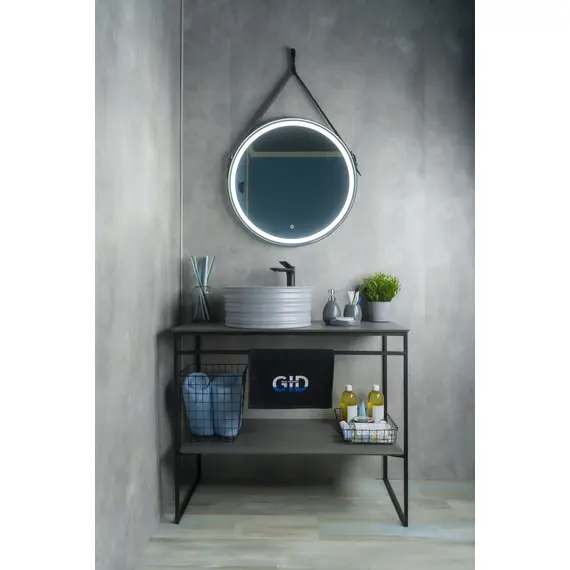 СЕРАЯ МАТОВАЯ КЕРАМИЧЕСКАЯ РАКОВИНА GID GM969