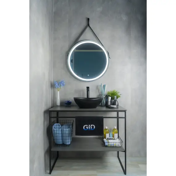 ЧЕРНАЯ МАТОВАЯ КЕРАМИЧЕСКАЯ РАКОВИНА GID NC901