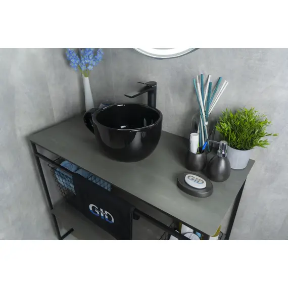 ЧЕРНАЯ КЕРАМИЧЕСКАЯ РАКОВИНА GID NC9077