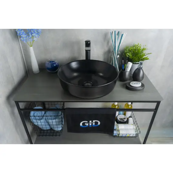 ЧЕРНАЯ МАТОВАЯ КЕРАМИЧЕСКАЯ РАКОВИНА GID NC911