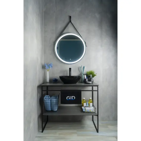 ЧЕРНАЯ ГЛЯНЦЕВАЯ КЕРАМИЧЕСКАЯ РАКОВИНА GID NC920