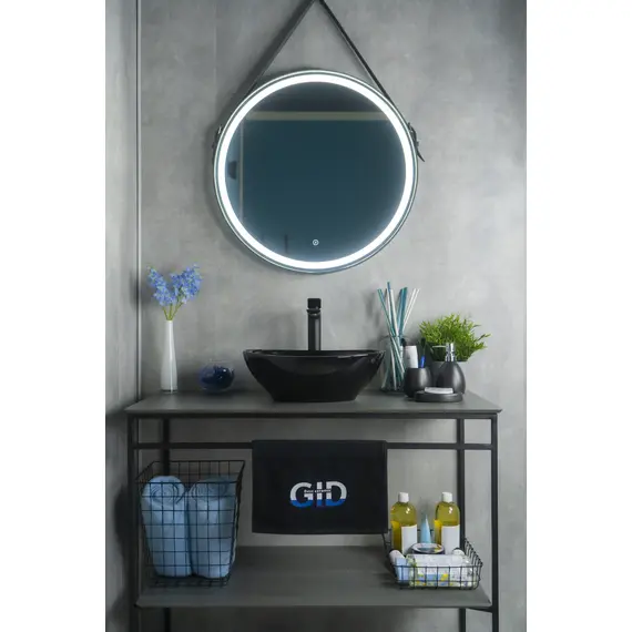 ЧЕРНАЯ ГЛЯНЦЕВАЯ КЕРАМИЧЕСКАЯ РАКОВИНА GID NC920