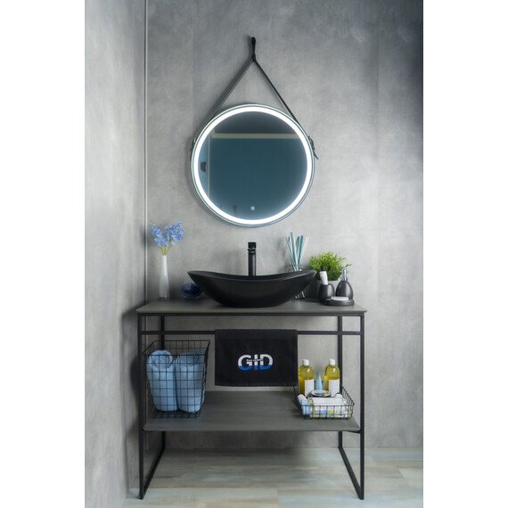 ЧЕРНАЯ МАТОВАЯ КЕРАМИЧЕСКАЯ РАКОВИНА GID BM9811