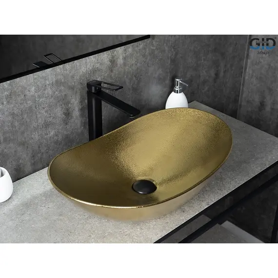 ЗОЛОТАЯ КЕРАМИЧЕСКАЯ РАКОВИНА GID GD9811