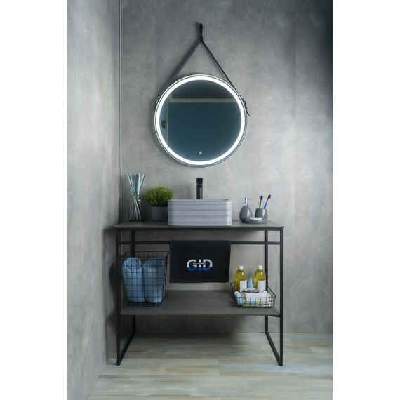 СЕРАЯ МАТОВАЯ КЕРАМИЧЕСКАЯ РАКОВИНА GID GM965