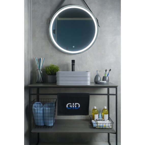 СЕРАЯ МАТОВАЯ КЕРАМИЧЕСКАЯ РАКОВИНА GID GM965