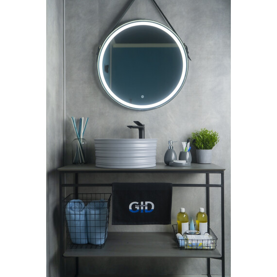 СЕРАЯ МАТОВАЯ КЕРАМИЧЕСКАЯ РАКОВИНА GID GM969