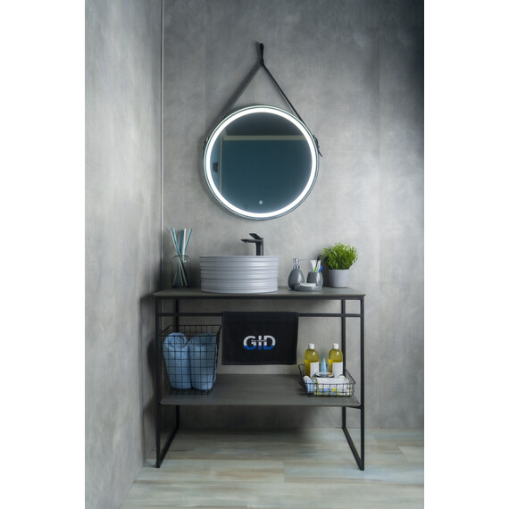 СЕРАЯ МАТОВАЯ КЕРАМИЧЕСКАЯ РАКОВИНА GID GM969