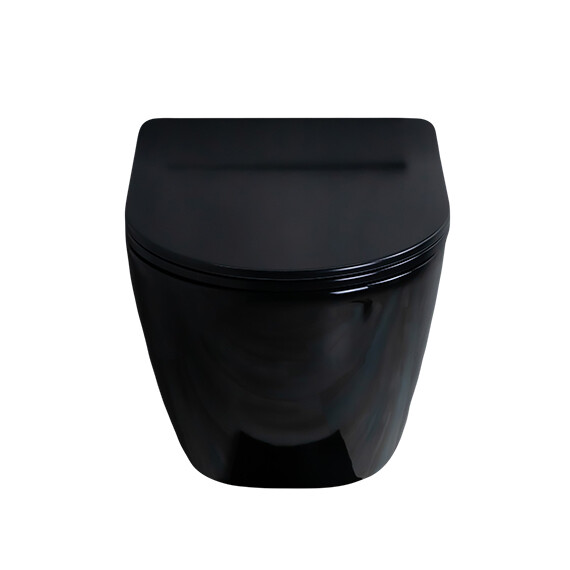 БЕЗОБОДКОВЫЙ ПОДВЕСНОЙ УНИТАЗ GID TR2198-18 С ПРОЧНОЙ КРЫШКОЙ-МИКРОЛИФТ ИЗ ДЮРОПЛАСТА