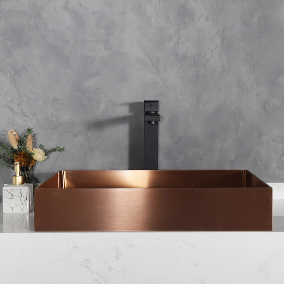 СМЕСИТЕЛЬ ВЫСОКИЙ ДЛЯ РАКОВИНЫ GID ANCHEL SS979-BM-D SS979BMD ЧЕРНЫЙ МАТОВЫЙ