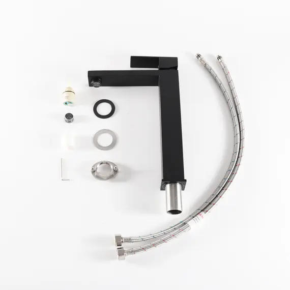 СМЕСИТЕЛЬ ВЫСОКИЙ ДЛЯ РАКОВИНЫ GID ANCHEL SS979-BM-D SS979BMD ЧЕРНЫЙ МАТОВЫЙ