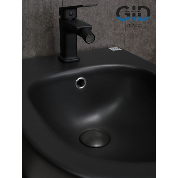 БИДЕ НАПОЛЬНОЕ GID BDN-30BM ЧЕРНОЕ МАТОВОЕ