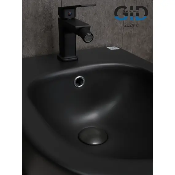 БИДЕ НАПОЛЬНОЕ GID BDN-30BM ЧЕРНОЕ МАТОВОЕ