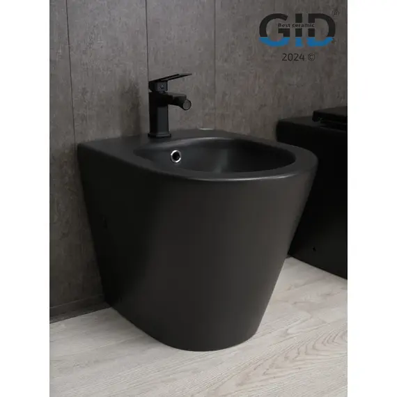 БИДЕ НАПОЛЬНОЕ GID BDN-30BM ЧЕРНОЕ МАТОВОЕ