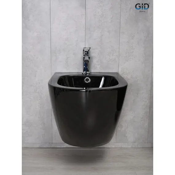 БИДЕ ПОДВЕСНОЕ GID BDP-96BL ЧЕРНЫЙ ГЛЯНЕЦ