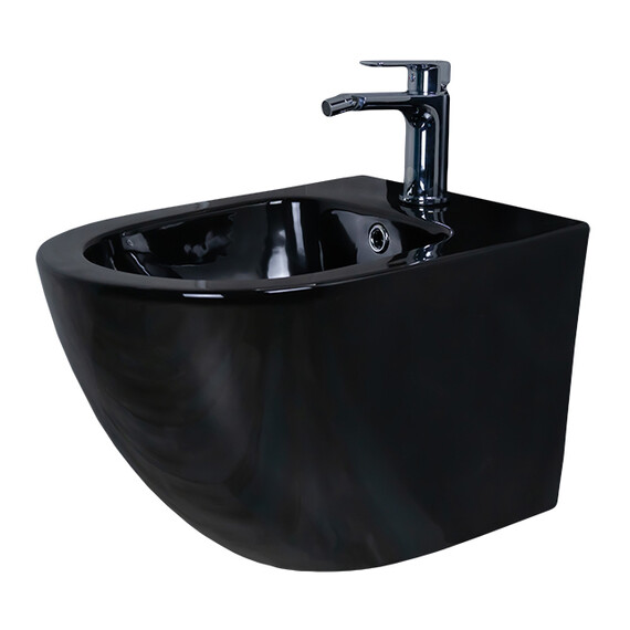 БИДЕ ПОДВЕСНОЕ GID BDP-96BL ЧЕРНЫЙ ГЛЯНЕЦ