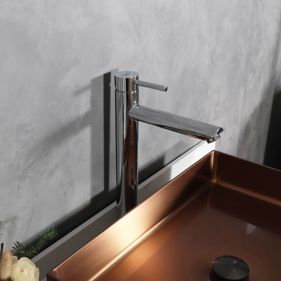 СМЕСИТЕЛЬ ВЫСОКИЙ ДЛЯ РАКОВИНЫ GID BERLIN SS080-CH-D SS080CHD ХРОМ