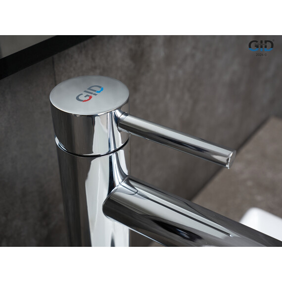 СМЕСИТЕЛЬ ВЫСОКИЙ ДЛЯ РАКОВИНЫ GID BERLIN SS080-CH-D SS080CHD ХРОМ