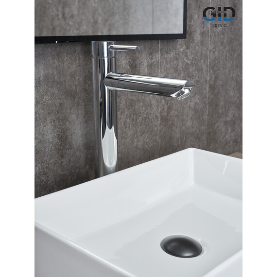 СМЕСИТЕЛЬ ВЫСОКИЙ ДЛЯ РАКОВИНЫ GID BERLIN SS080-CH-D SS080CHD ХРОМ