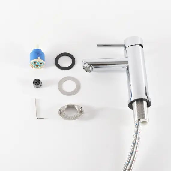 СМЕСИТЕЛЬ ДЛЯ РАКОВИНЫ GID BERLIN SS080-CH-K SS080CHK ХРОМ