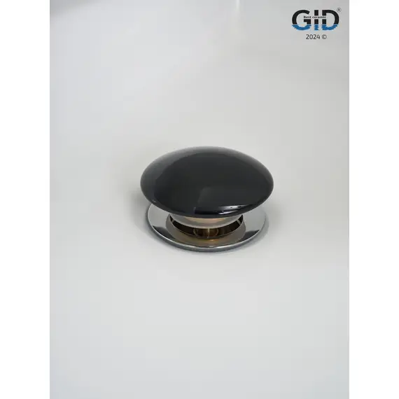 ЧЕРНЫЙ КЕРАМИЧЕСКИЙ ДОННЫЙ КЛАПАН GID BL100 БЕЗ ПЕРЕЛИВА