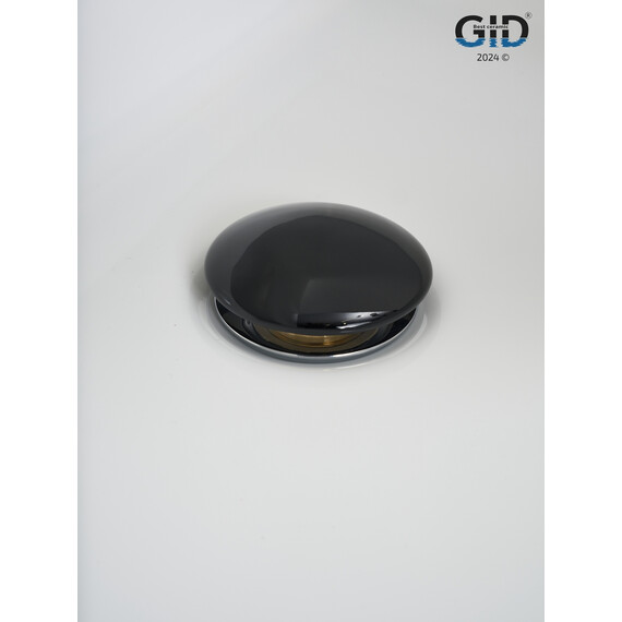 ЧЕРНЫЙ КЕРАМИЧЕСКИЙ ДОННЫЙ КЛАПАН GID BL100 БЕЗ ПЕРЕЛИВА