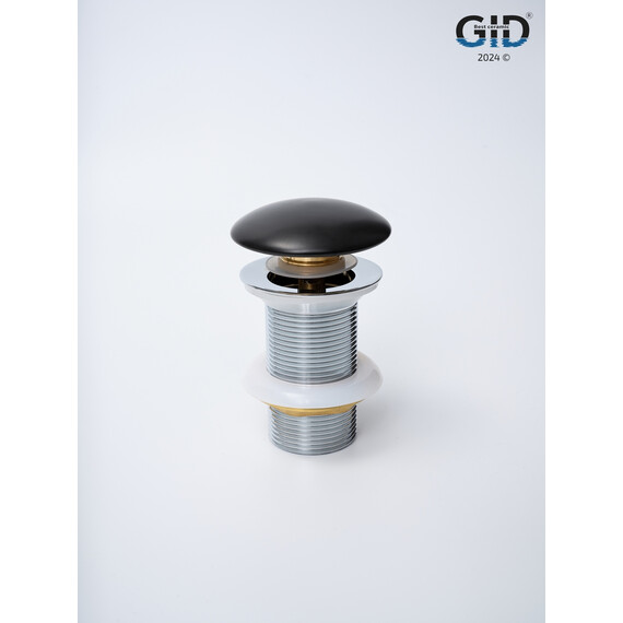 ЧЕРНЫЙ МАТОВЫЙ КЕРАМИЧЕСКИЙ ДОННЫЙ КЛАПАН GID BLM100