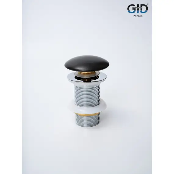 ЧЕРНЫЙ МАТОВЫЙ КЕРАМИЧЕСКИЙ ДОННЫЙ КЛАПАН GID BLM100